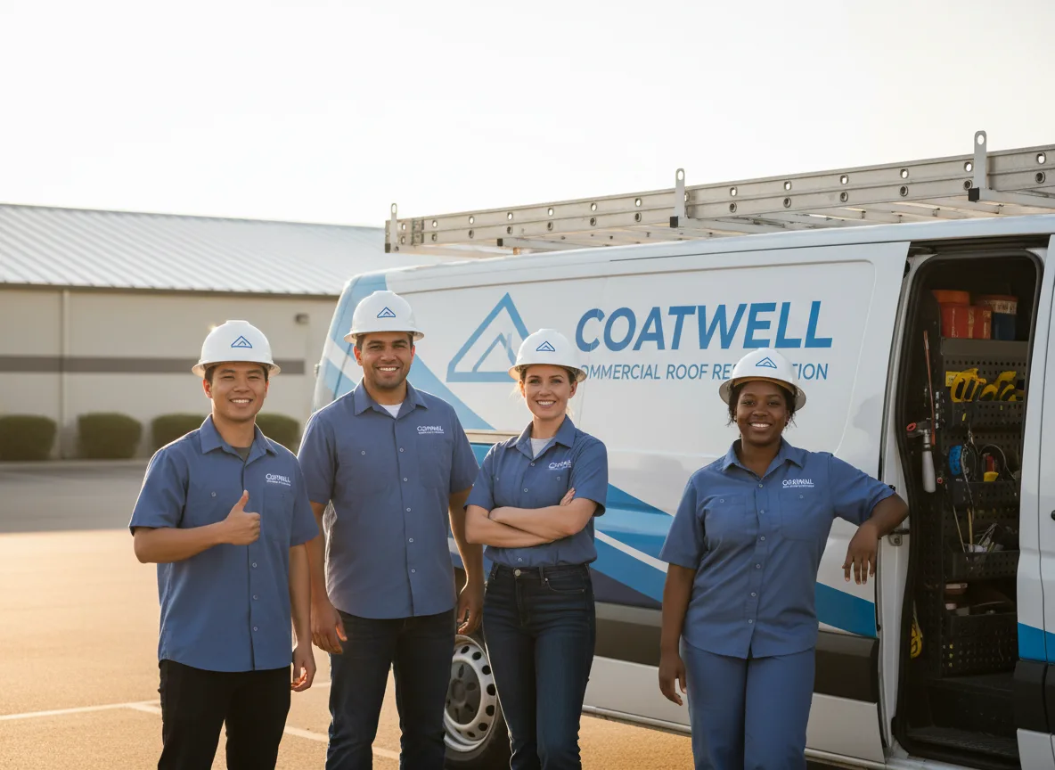 Commercial roof coating company in Newalla, OK